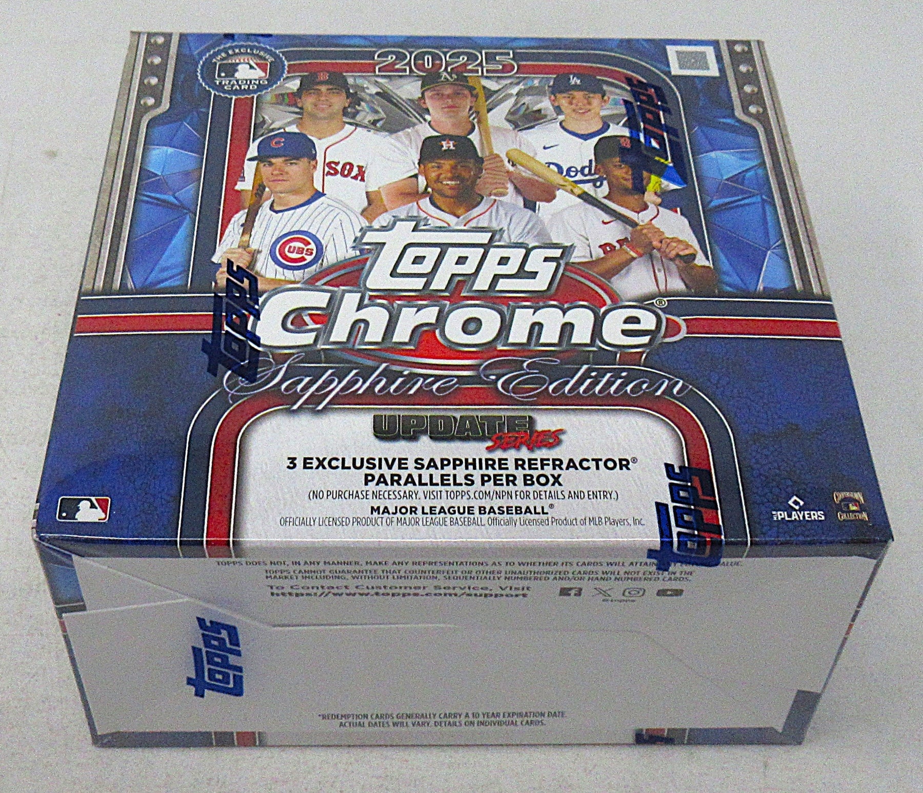 2025 Topps Chrome Baseball Update Series Sapphire Edition Box (Hobby) (8/4)