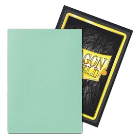 Dragon Shield Standard 100ct Dual Matte Eucalyptus Pastel Green Sleeves 63x88mm
