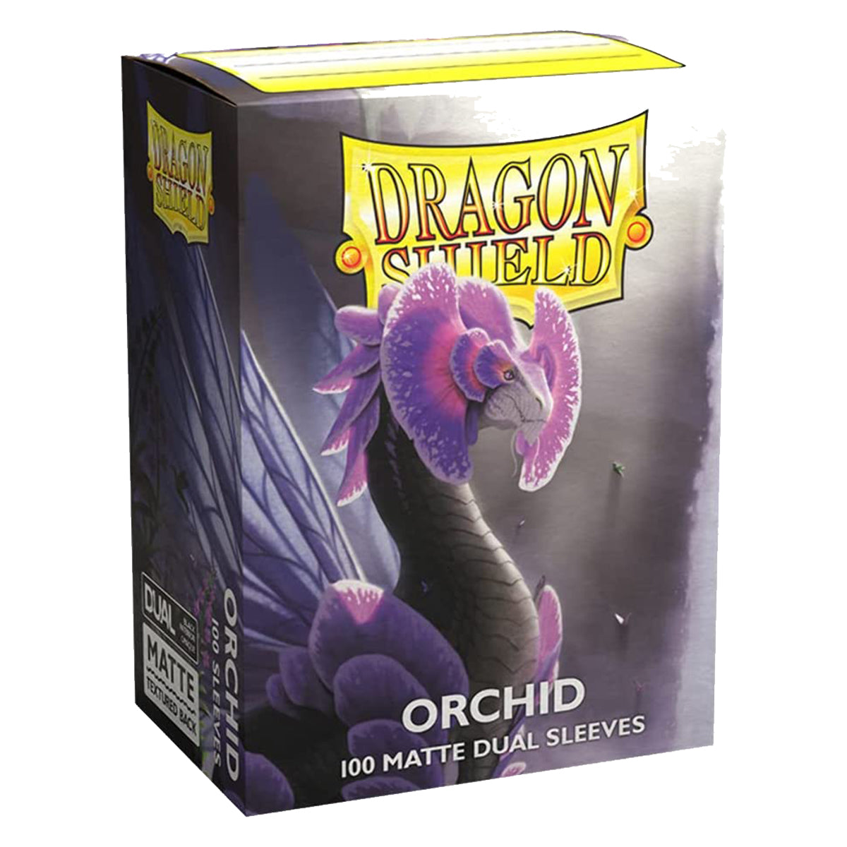 Dragon Shield Standard 100ct Dual Matte Orchid Pastel Purple Sleeves 63x88mm