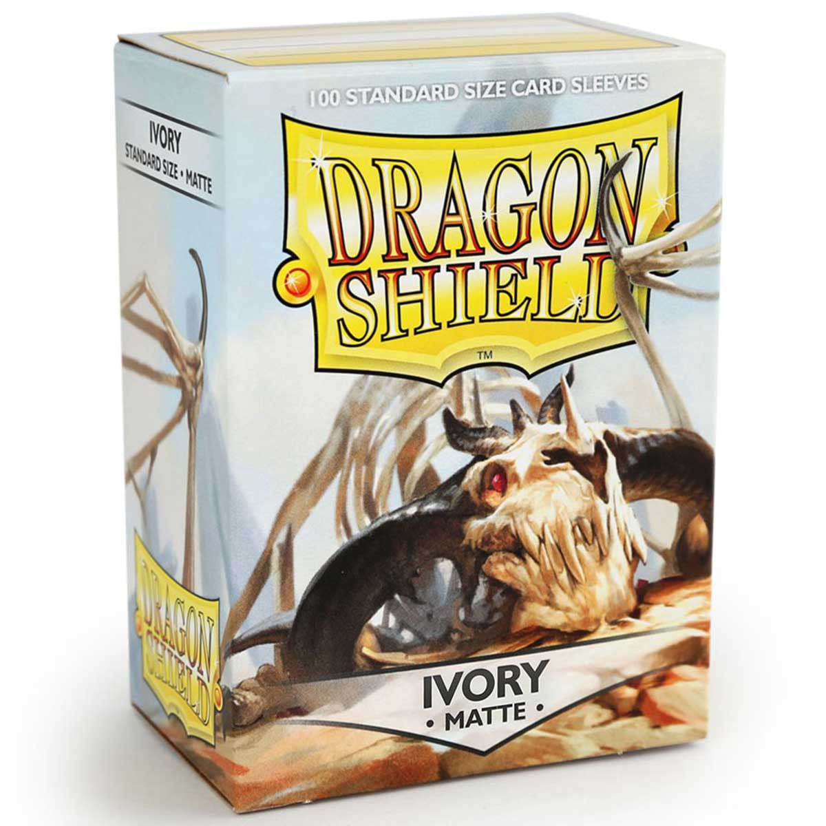 Dragon Shield Standard 100ct Matte Ivory Sleeves 63x88mm