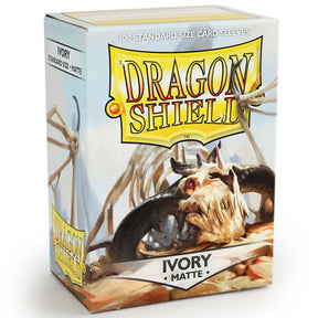 Dragon Shield Standard 100ct Matte Ivory Sleeves 63x88mm