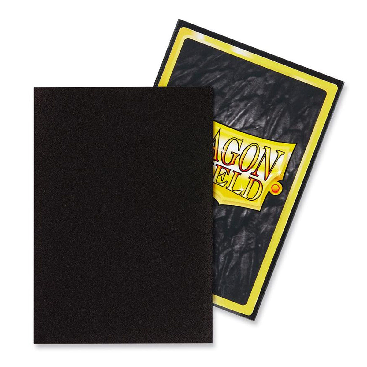Dragon Shield Standard 100ct Matte Jet Black Sleeves 63x88mm