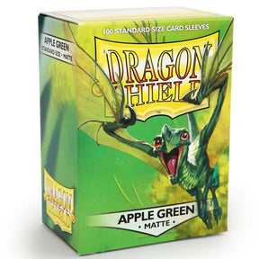 Dragon Shield Standard 100ct Matte Apple Green Sleeves 63x88mm