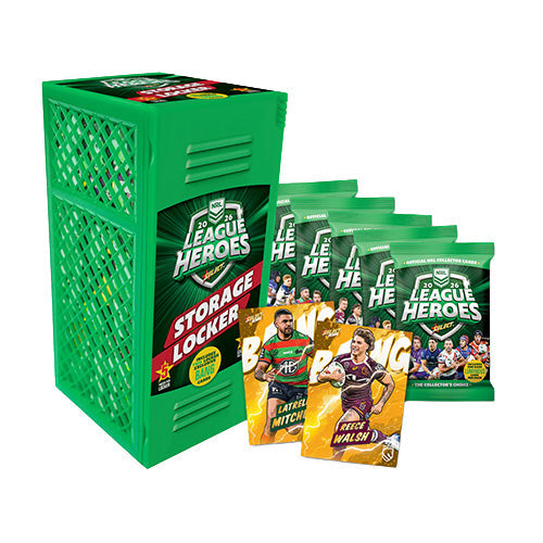 2026 NRL League Heroes Rugby Storage Locker Case (Contains Exclusive Cards Pack)