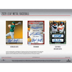 2026 Leaf Metal Baseball Hobby Box