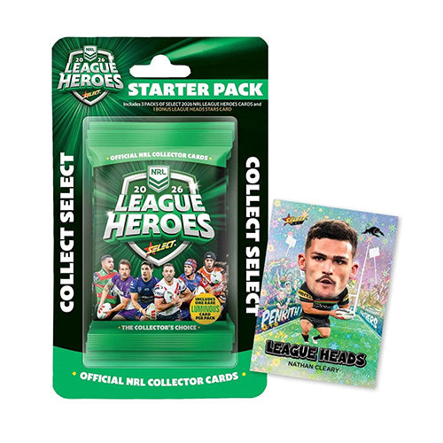 2026 NRL League Heroes Rugby Starter Hanger Pack