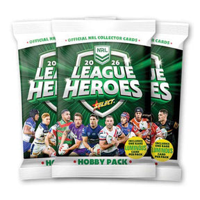 2026 NRL League Heroes Rugby Trading Cards Hobby Booster Box