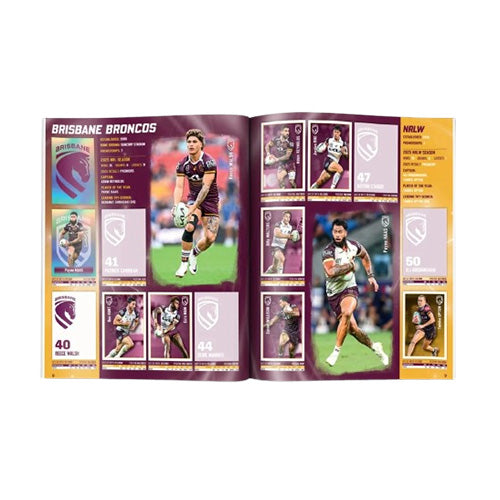 2026 NRL Rugby Stickers Book Album w/ 5 Packs