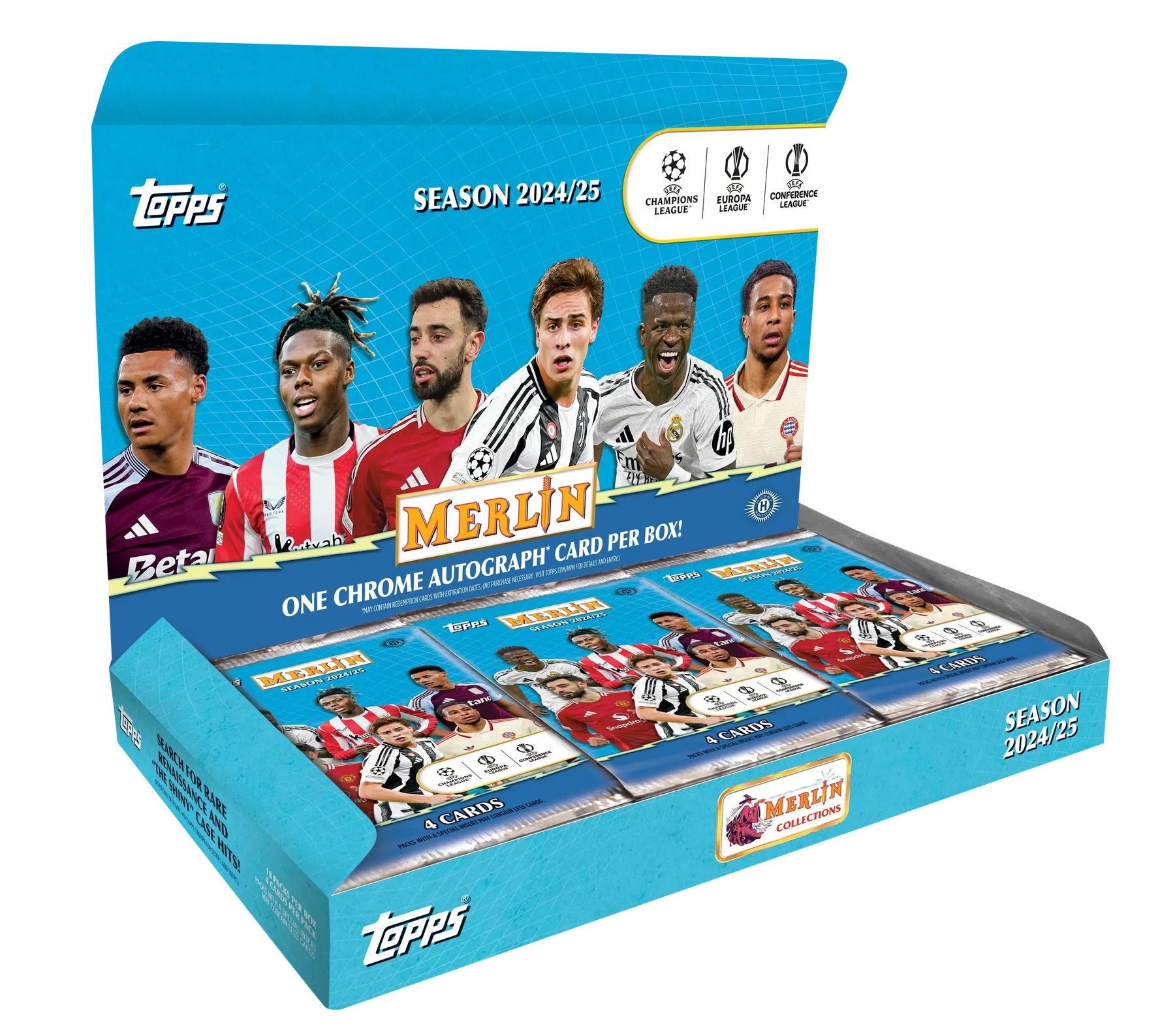 2024/25 Topps Merlin UEFA Club Competitions Hobby Box