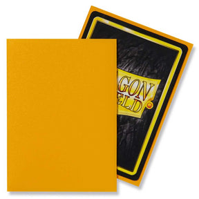 Dragon Shield Standard 100ct Matte Yellow Sleeves 63x88mm