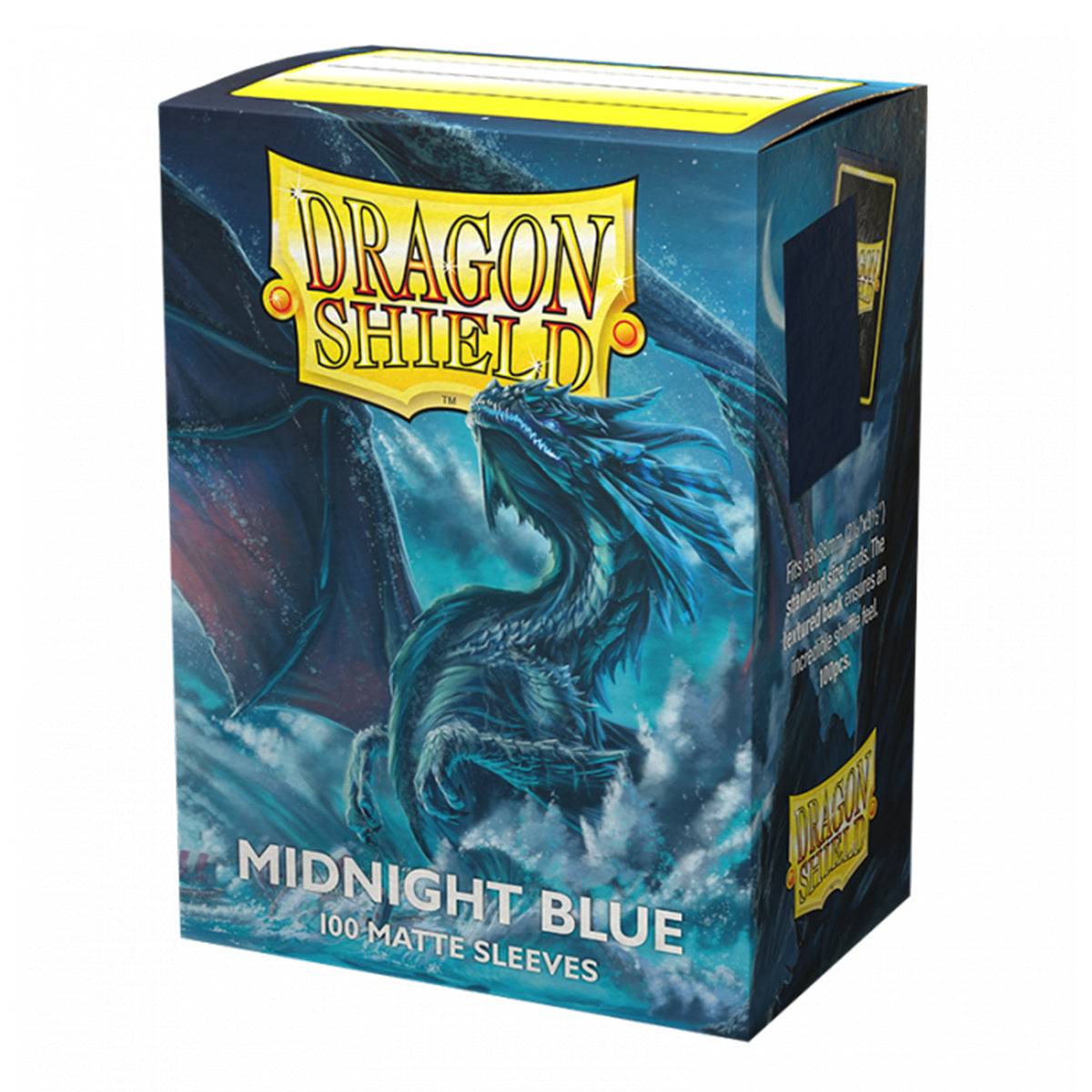 Dragon Shield Standard 100ct Matte Midnight Blue Sleeves 63x88mm