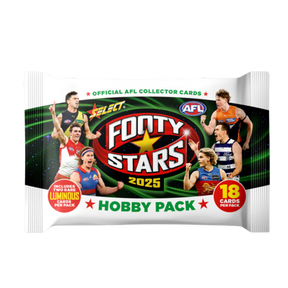 AFL Football 2025 Select Footy Stars Trading Cards Hobby Booster Box (Display of 18)