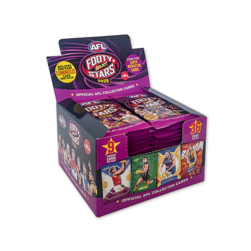 AFL Football 2026 Select Footy Stars Trading Cards Booster Box