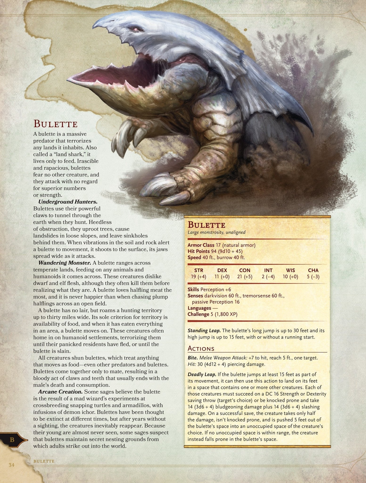 Dungeons & Dragons Monster Manual 5th Edition