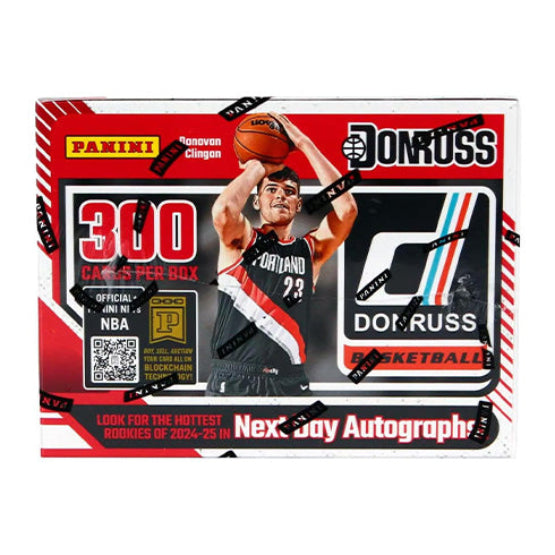 Panini 2024/25 Donruss NBA Basketball Hobby Trading Cards (Display of 10)