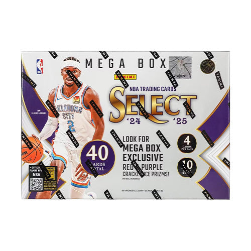 Panini 2024 Select Basketball Hobby Mega Box (Red & Purple)