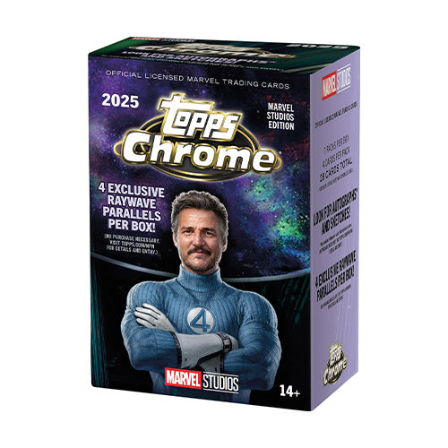 Topps 2025 Marvel Cinema Studios Chrome Value Box