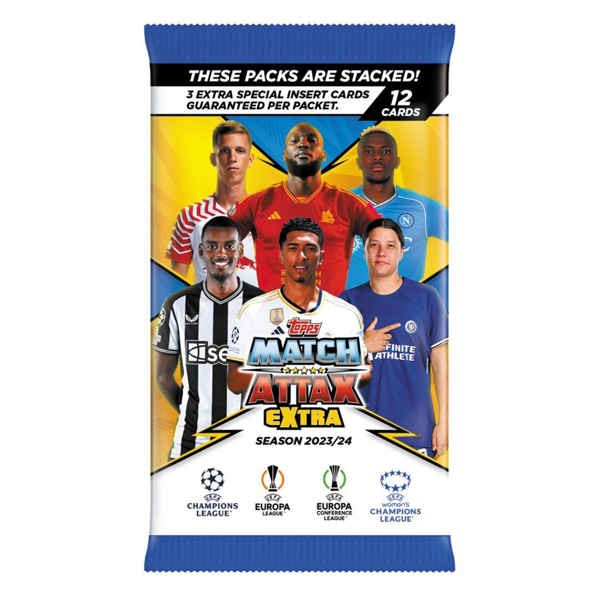 UEFA Match Attax EXTRA Champions League 2023/2024 Edition Trading Card Booster Box Display