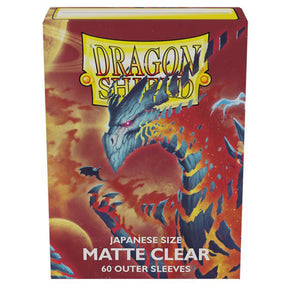 Dragon Shield Japanese 60ct Matte Clear Outer Sleeves 59x86mm