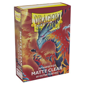Dragon Shield Japanese 60ct Matte Clear Outer Sleeves 59x86mm