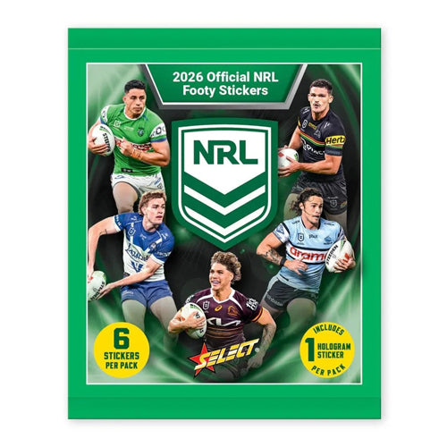 2026 NRL Rugby Stickers Collection Box 50 stickers Per Box