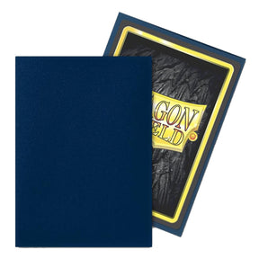 Dragon Shield Standard 100ct Matte Midnight Blue Sleeves 63x88mm