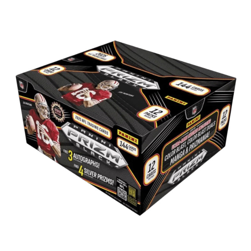 NFL 2025 Prizm Black Football Hobby Booster Box