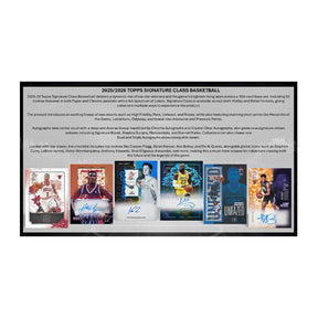 Topps 2025 Signature Class Basketball Hobby Box